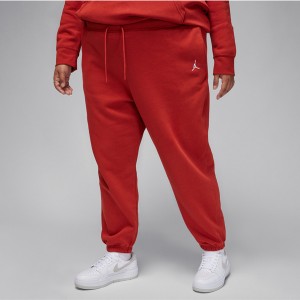 Czerwone spodnie Jordan z dresówki w stylu klasycznym