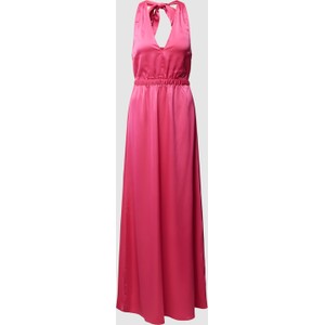 Różowa sukienka YAS maxi