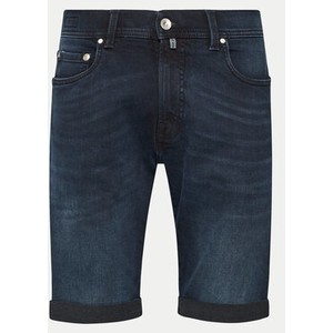 Niebieskie spodenki Pierre Cardin w stylu casual z jeansu