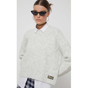 Sweter Superdry z wełny w stylu casual