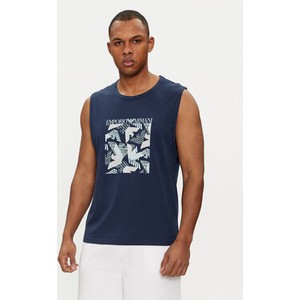 T-shirt Emporio Armani w młodzieżowym stylu z nadrukiem z krótkim rękawem