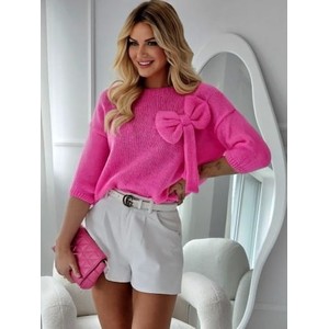 Różowy sweter J&k