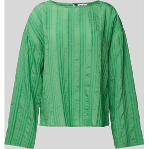 Zielona bluzka Jake*s Studio Woman z okrągłym dekoltem