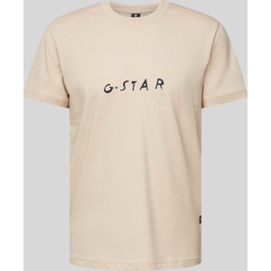 T-shirt G-Star Raw z bawełny z krótkim rękawem w młodzieżowym stylu