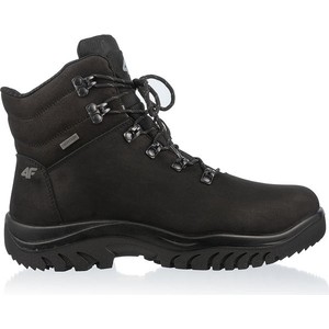 Czarne buty trekkingowe 4F