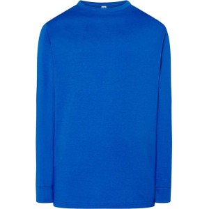 Niebieska koszulka z długim rękawem JK Collection z długim rękawem w stylu casual z bawełny