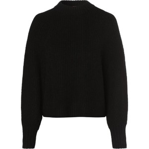 Czarny sweter Hugo Boss w stylu casual z alpaki