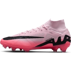 Różowe buty sportowe Nike mercurial sznurowane
