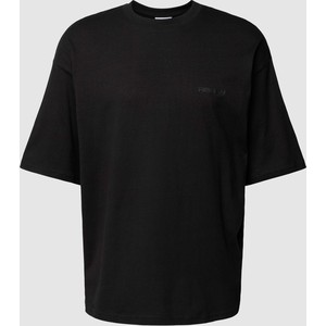 Czarny t-shirt Review w stylu casual
