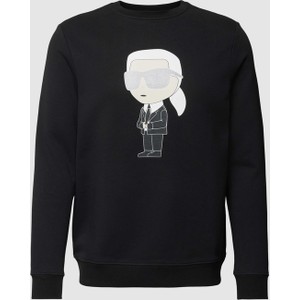 Czarna bluza Karl Lagerfeld w młodzieżowym stylu z bawełny