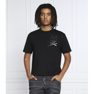 T-shirt Philipp Plein z nadrukiem w młodzieżowym stylu