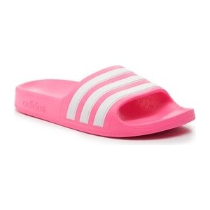 Różowe buty dziecięce letnie Adidas w paseczki