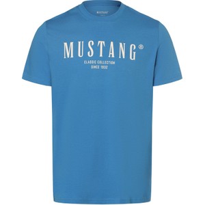 T-shirt Mustang z krótkim rękawem w stylu klasycznym z dżerseju
