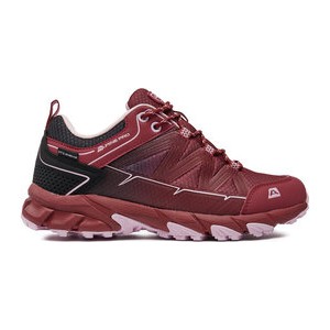 Czerwone buty trekkingowe Alpine Pro sznurowane