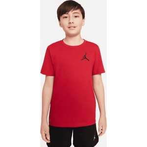 Czerwona koszulka dziecięca Jordan dla chłopców