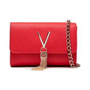 Czerwona torebka Valentino matowa na ramię