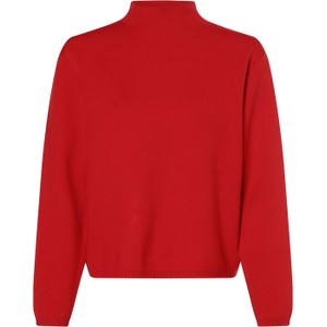 Czerwony sweter Selected Femme z dzianiny