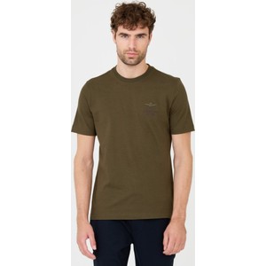 Zielony t-shirt Aeronautica Militare