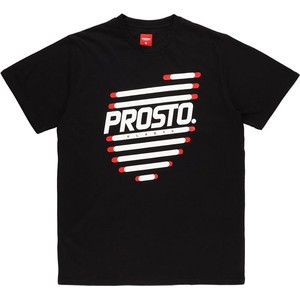 T-shirt Prosto. w młodzieżowym stylu z krótkim rękawem