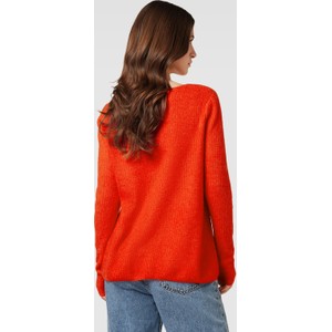 Pomarańczowy sweter Montego w stylu casual