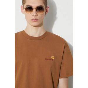 Pomarańczowy t-shirt Carhartt WIP w stylu casual