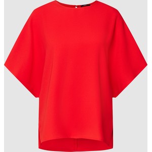 Czerwony t-shirt Joop! z okrągłym dekoltem z krótkim rękawem