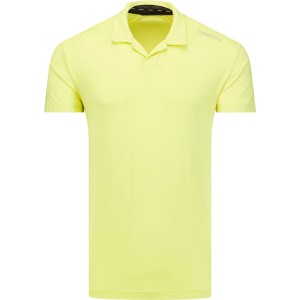 Żółta koszulka polo Chervo z krótkim rękawem w stylu casual z dżerseju