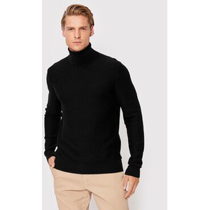 Czarny sweter Trussardi w stylu casual