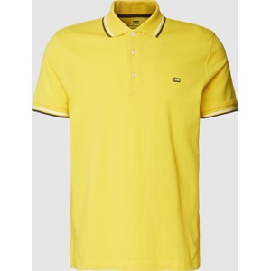 Żółta koszulka polo Christian Berg w stylu casual