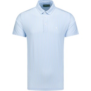 Niebieski t-shirt Chervo z dżerseju z krótkim rękawem w stylu casual