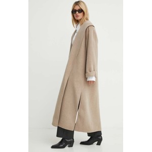 Płaszcz By Malene Birger bez kaptura z wełny w stylu casual