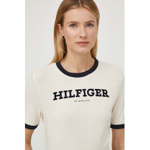 Bluzka Tommy Hilfiger z bawełny w młodzieżowym stylu