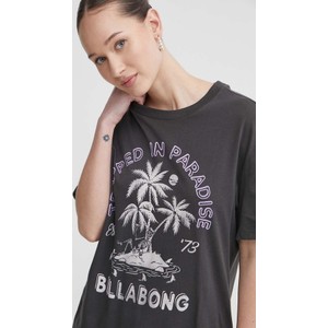 T-shirt Billabong w młodzieżowym stylu z nadrukiem z krótkim rękawem