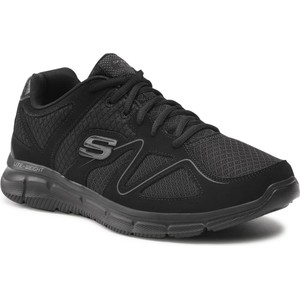 Czarne buty sportowe Skechers sznurowane