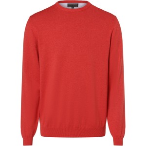 Czerwony sweter Finshley & Harding z bawełny