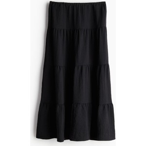 Czarna spódnica H & M midi w stylu casual