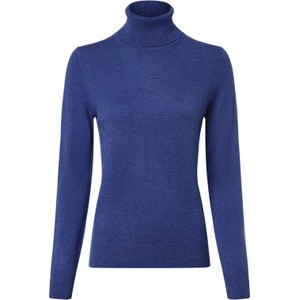 Niebieski sweter Franco Callegari z kaszmiru w stylu casual