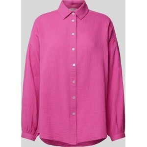 Różowa koszula Christian Berg Woman w stylu casual z bawełny