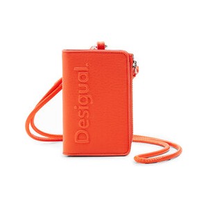 Pomarańczowy portfel Desigual