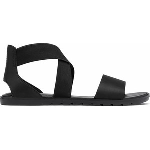Czarne sandały Sorel w stylu casual