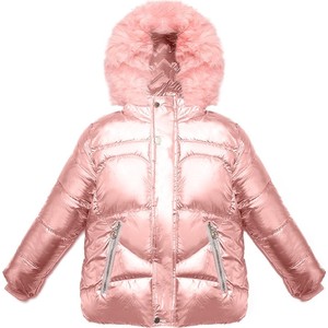 Różowa kurtka dziecięca IVET dla dziewczynek