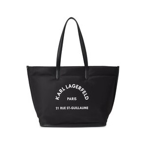 Czarna torebka Karl Lagerfeld duża na ramię
