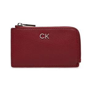 Calvin Klein Etui na karty kredytowe Ck Daily Zip Cardholder W/Chain K60K612281 Czerwony
