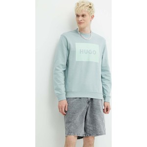 Bluza Hugo Boss z nadrukiem z bawełny