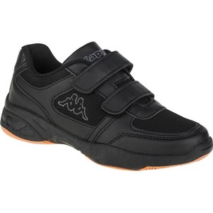 Czarne buty sportowe dziecięce Kappa na rzepy