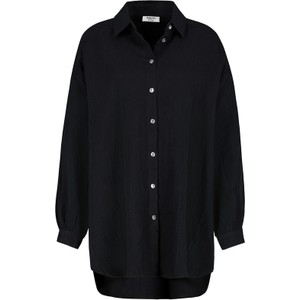 Czarna koszula SUBLEVEL z bawełny w stylu casual