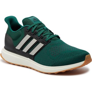 Zielone buty sportowe Adidas sznurowane