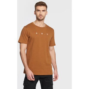 Brązowy t-shirt Solid