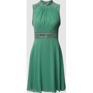 Zielona sukienka V.m. mini bez rękawów