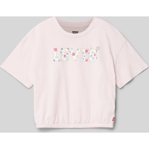 Bluzka dziecięca Levi’s® Kids z bawełny dla dziewczynek